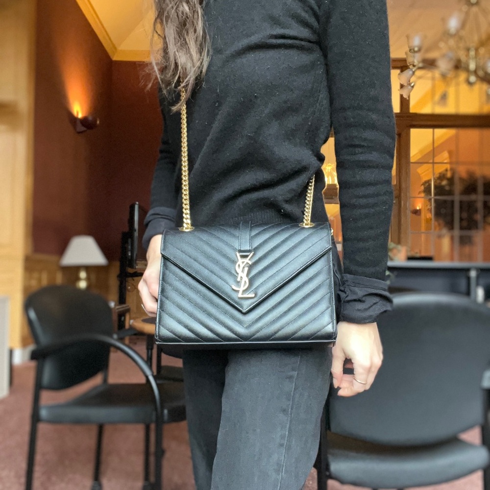 Black YSL bag in great condition